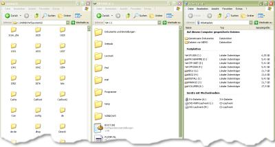 Desktop Explorer Fenster anordnen