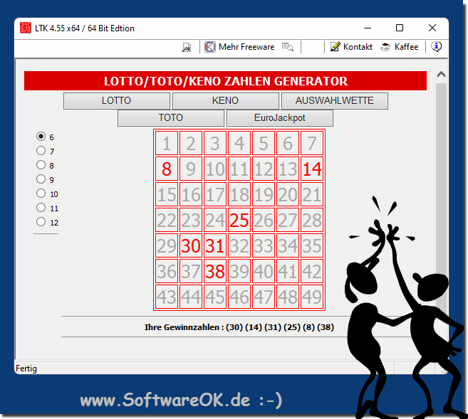 Gewinnzahlen fr LOTTO 6 aus 49 nchste Ziehung!