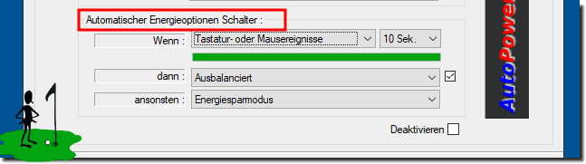 Auto-Power-Options-OK unter Windows wen keine Aktivitten am PC!