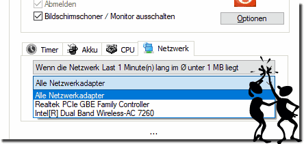 Rechner whrend eines Downloads nicht in Standby danach Herunterfahren!