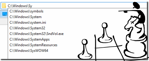 Autovervollstndigung in Adressleiste!