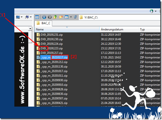 Datei Sortierung Chronologisch bzw nach Datum selber beeinflussen!