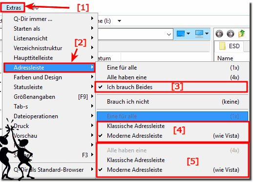 Klassische und moderne Adress-Leiste fr Windows!