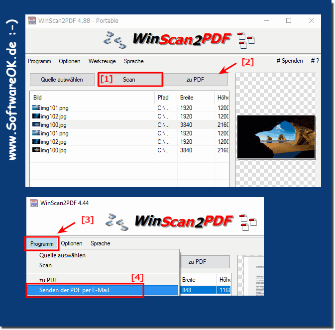 Scans unter Windows zusammenfügen als ein einzelnen PDF Datei!
