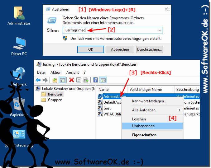 Server Administrator Login Name schnell ndern!