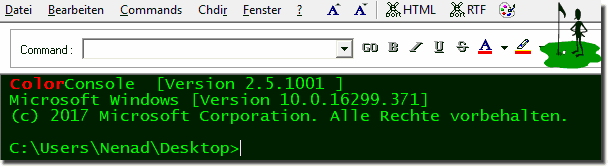 Farbige Windows Eingabeaufforderung!