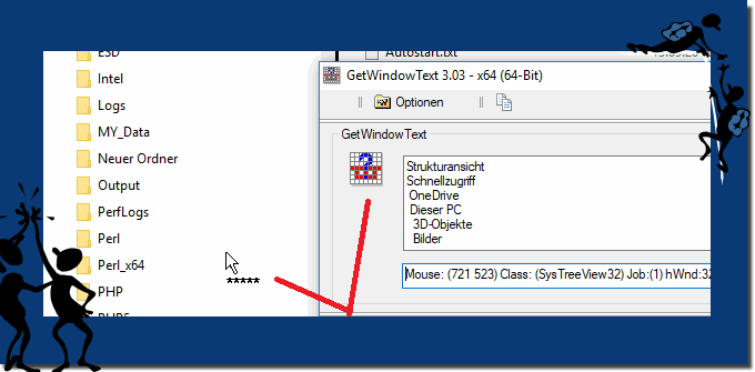 Windows Texte aus Fenstern abfragen!