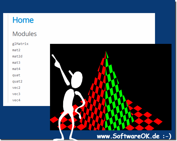 GlMatrix mit Javascript, mat2, mat3, mat4, vec2, vec3, vec4, ...!