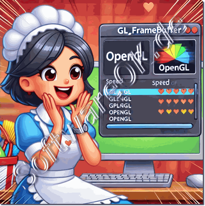 Werden die GL_FRAMEBUFFER in der GPU verarbeitet und derer Speicher?