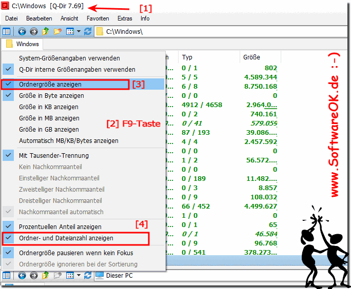 Datei Und Ordner Anzahl in einer Explorer Spalte sehen und erkennen!