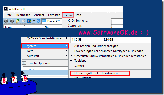 Dem Quad-Explorer den Zugriff bei Ordner-Schutz unter Windows 10 gewhren!