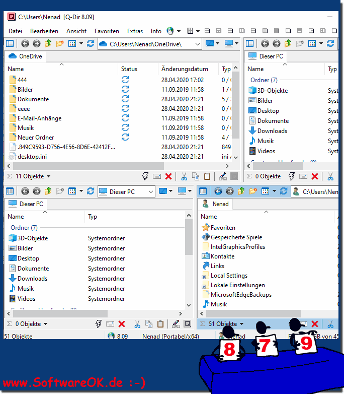 Kann ich mit MS OneDrive und Sonstigen Cloud Speicher arbeiten?