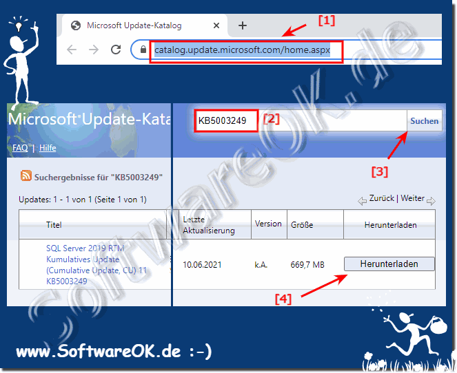 Windows Updates aus dem Windows Katalog Instalieren!