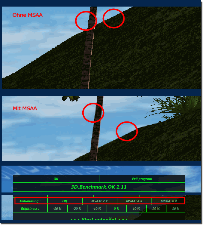 Was bedeutet MSAA 2,3,4, ... im Benchmark fr Windows!