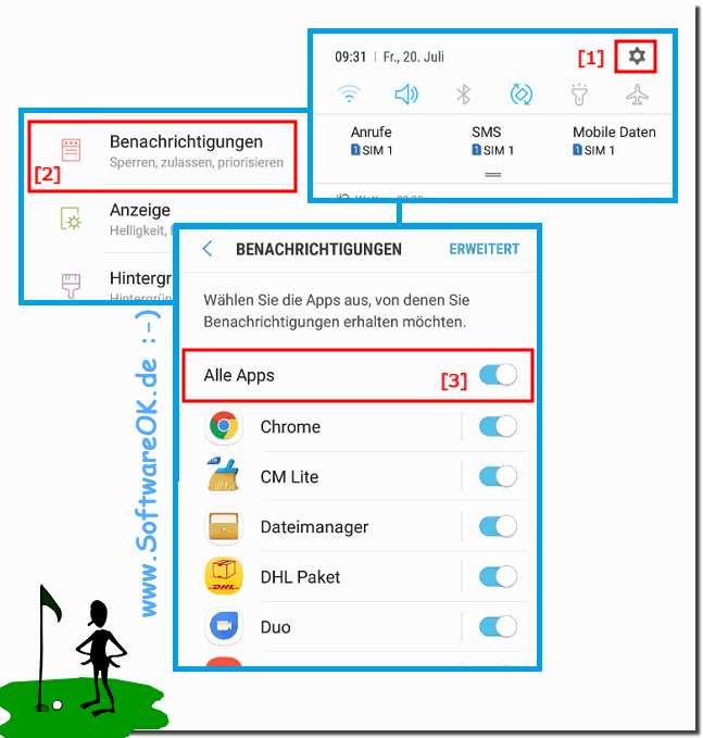 APP Benachrichtigungen am Smartphone deaktivieren!