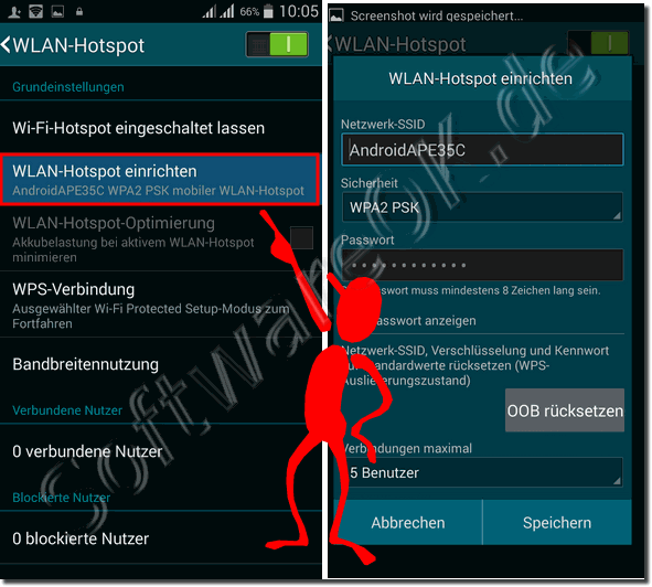 Android Mobilen Hotspoteinrichten!