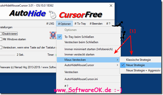 Maus Cursor verstecken Klassische und Neue Strategie fr Windows!