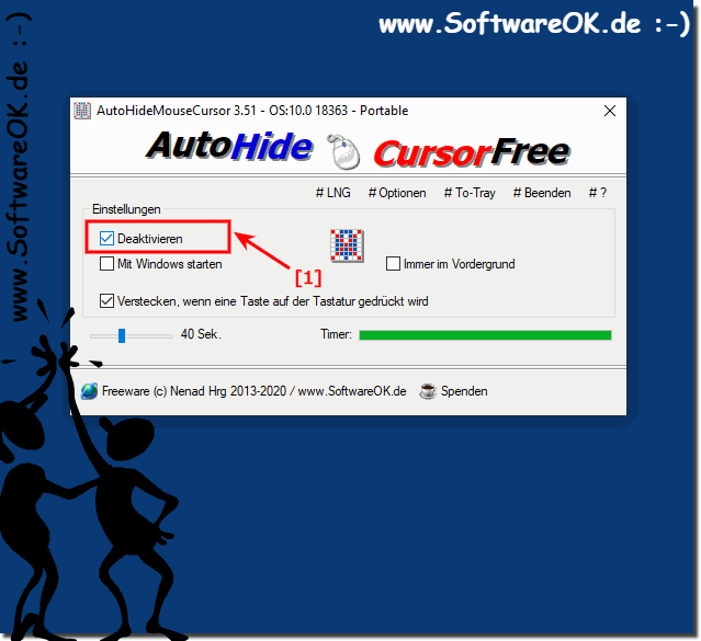 Mauszeiger ist stndig weg unter Windows abstellen!