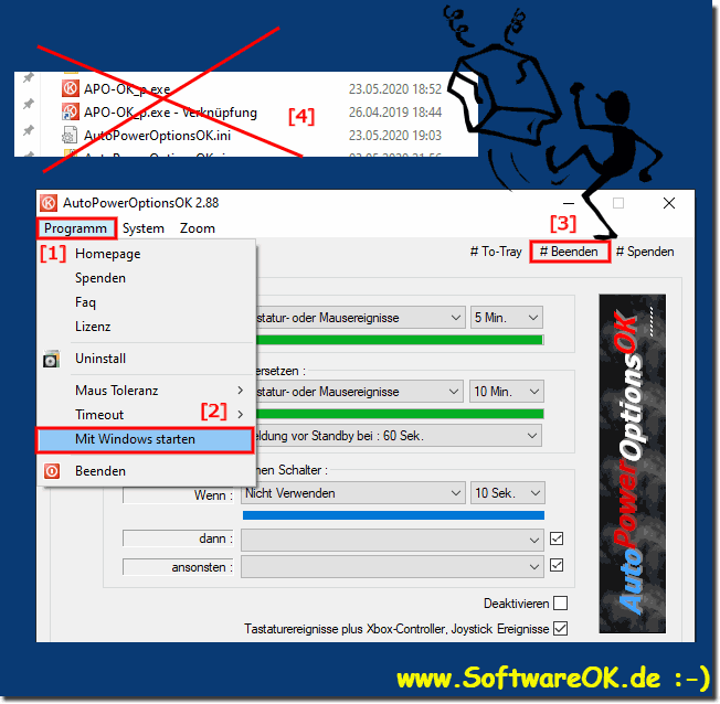 Das Energie Effizienz Toll von meinem Windows 10 manuell entfernen!