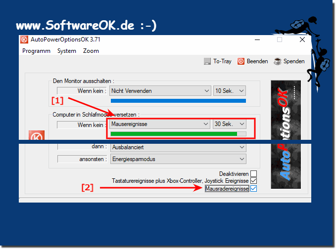 Erkennen Sie die Mausradereignisse fr eine effektivere Energieeffizienz!