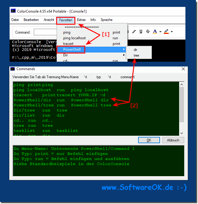 Eingabeaufforderung Favoriten Befehle für MS Windows und Server!