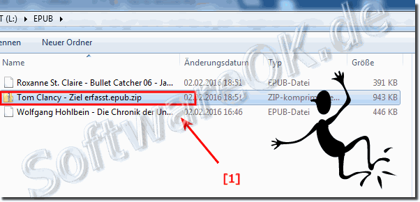 EPUB Dateien als Zip Ordner!