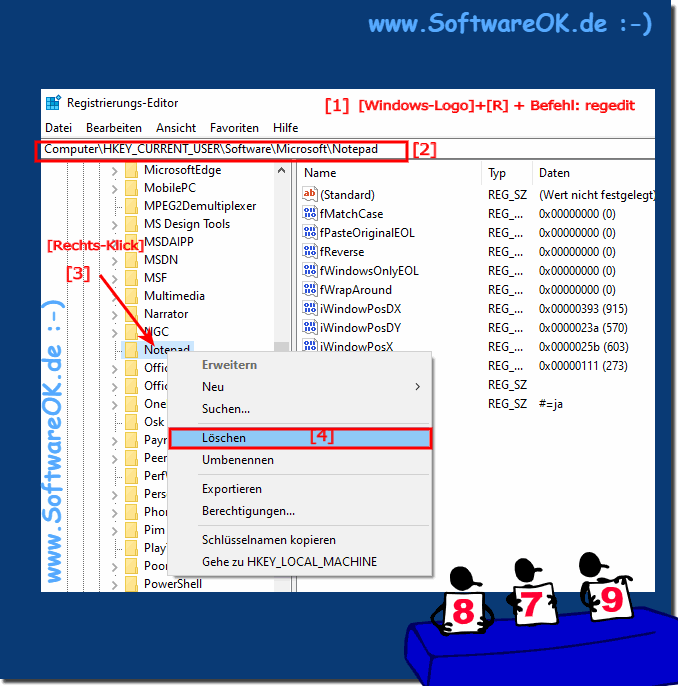 Kein Text erkennbar im Notepad!