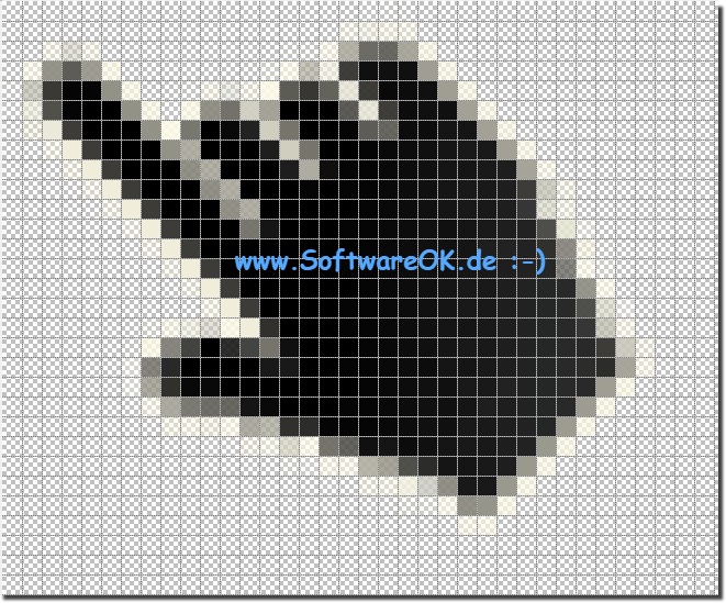 Maus Hand-Link Dark Theme Cursor, geneigt Windows 10, 8.1, 7!