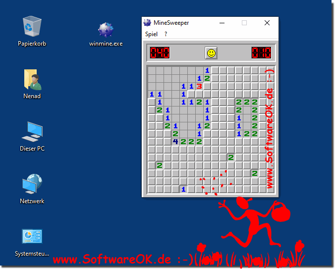 Minesweeper unter Microsofts Windows 10!
