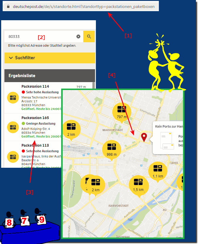 Paketempfang oder Paketversand mit der DHL Packstation, alles kein Problem!