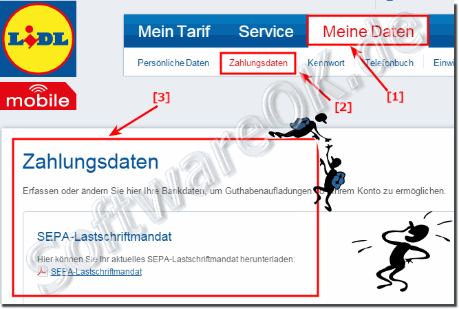 SEPA Lastschriftmandat Lidl.de Mobile!