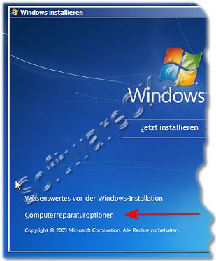 Bootmanger von Windows 7 Vista