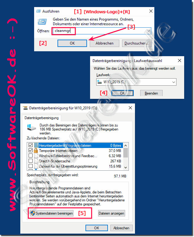 System Daten Löschen bei Windows 10, 8.1, ...!
