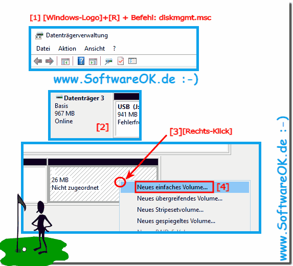 USB-Laufwerke Partition Erstellen!