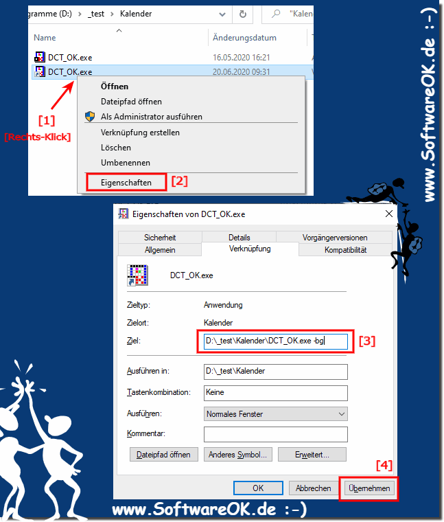 Desktop-Kalender automatisch minimiert To-Tray in der Taskleiste Minimiert!