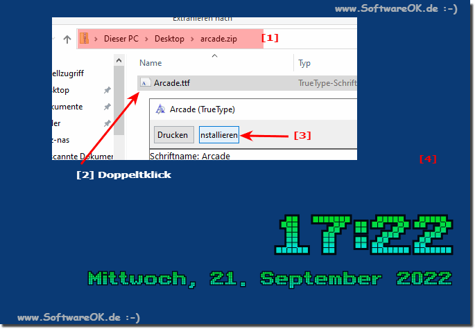 LCD Thema fr die Desktop Uhr Verfgbar machen!