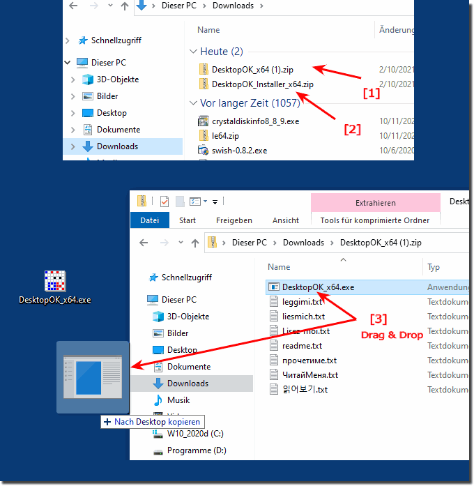 Das Desktop Icon Tool wieder zum Laufen bringen!