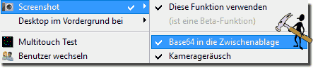 DesktopOK Bildschirm-Screenshot +Base64 Codierung.