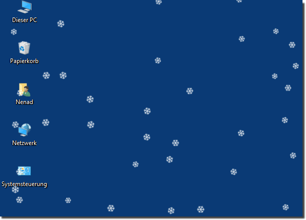 Desktop-Schnee ist der Beste fr den Windows PC!