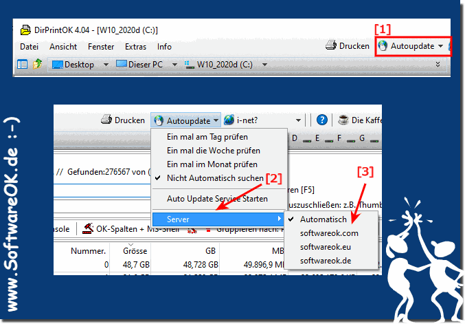 Automatische Aktualisieren Server ndern!