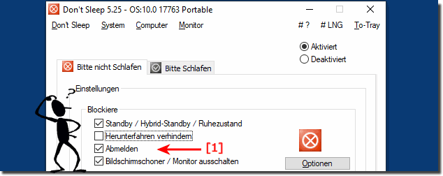 Dieses Programm verhindert, dass Windows abgemeldet wird!