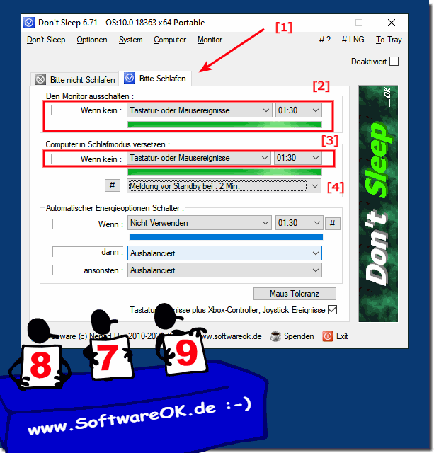 TV Schlaffunktion bzw Timer mit Please Sleep!