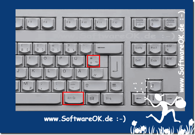 Das Ungefhr Zeichen auf der Tastatur!