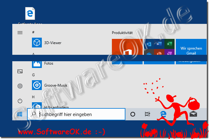 Das Windows 10 Startmen Version 2020!