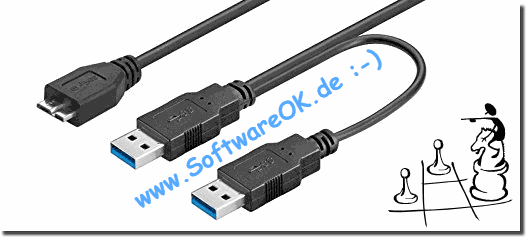 USB-3 mit voller Geschwindigkeit!