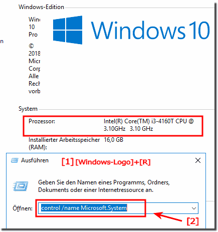 Windows-PC und meine CPU!