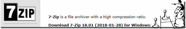 7zip Packprogramm frs Komprimieren, Entkomprimieren, Dekomprimieren!