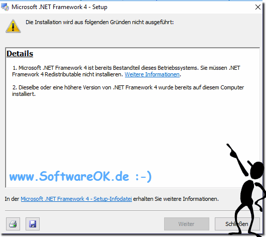 Windows NET-Framework auf Windows 10!