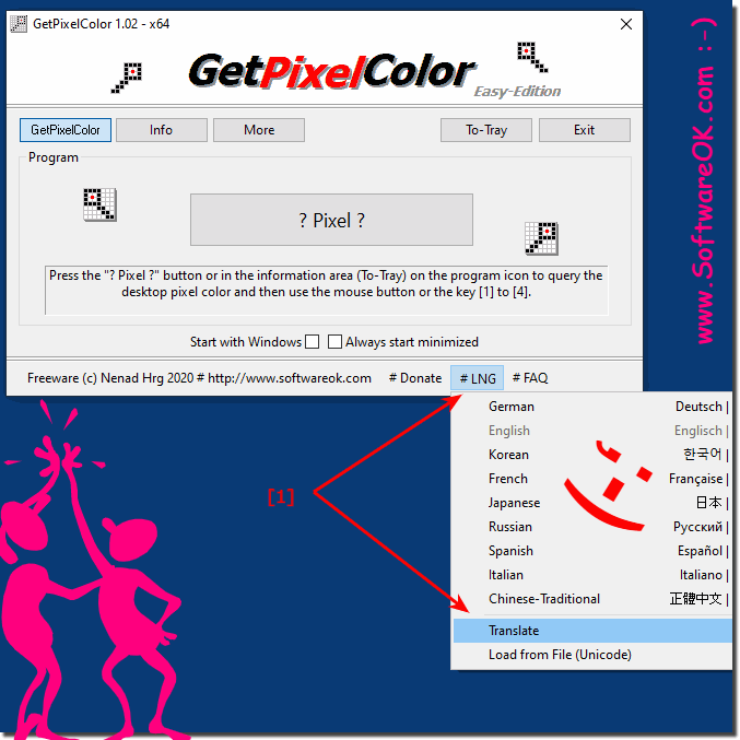 Übersetzen Holen Sie sich Pixel Color für Windows OS Desktop und Server! 