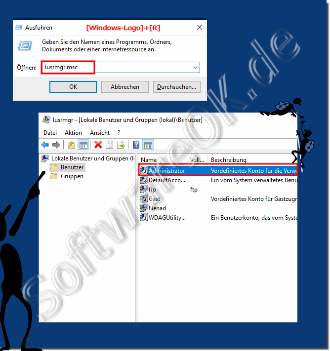 Der Administrator auf Windows!